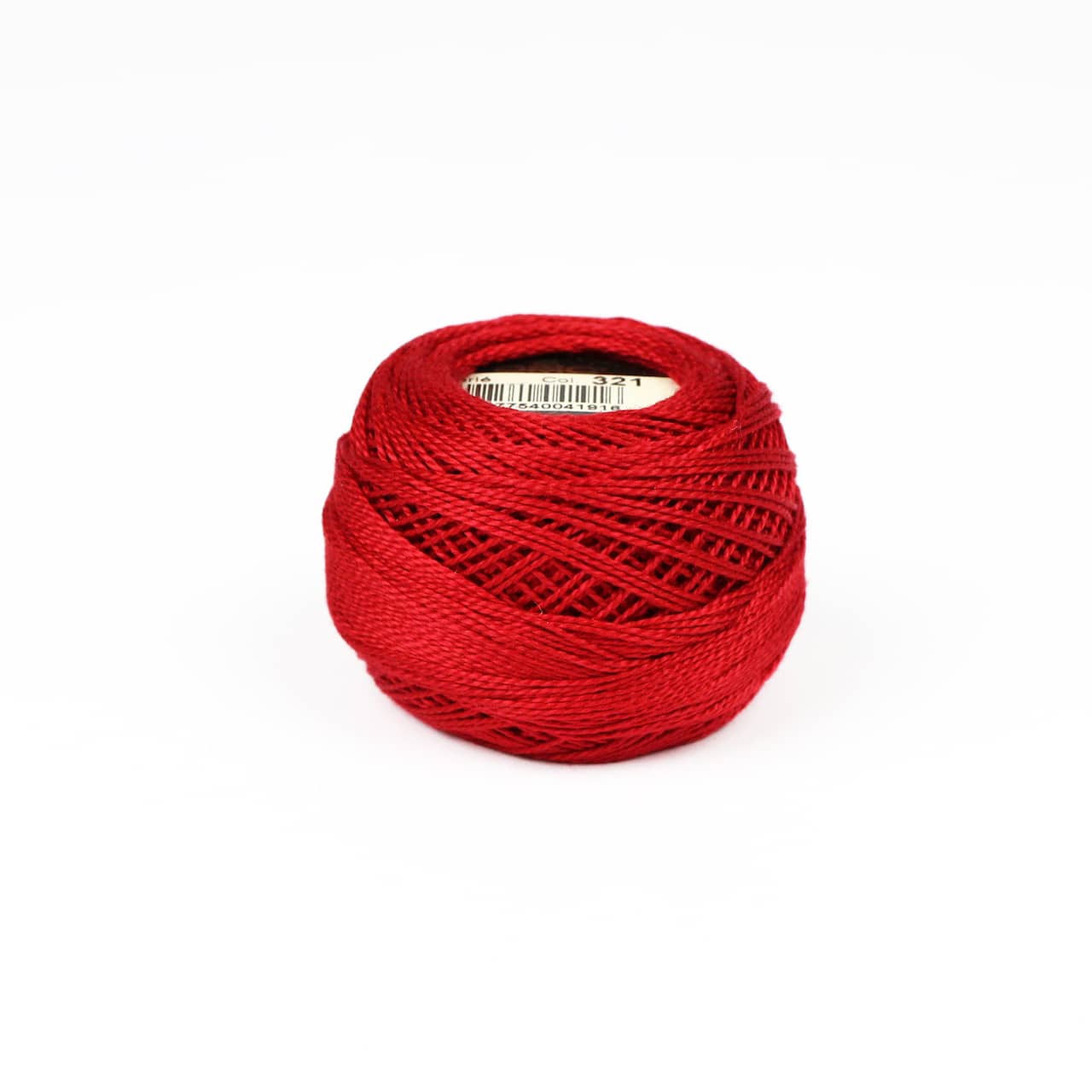 DMC Pearl Cotton Ball Size 8 87yd (Red)